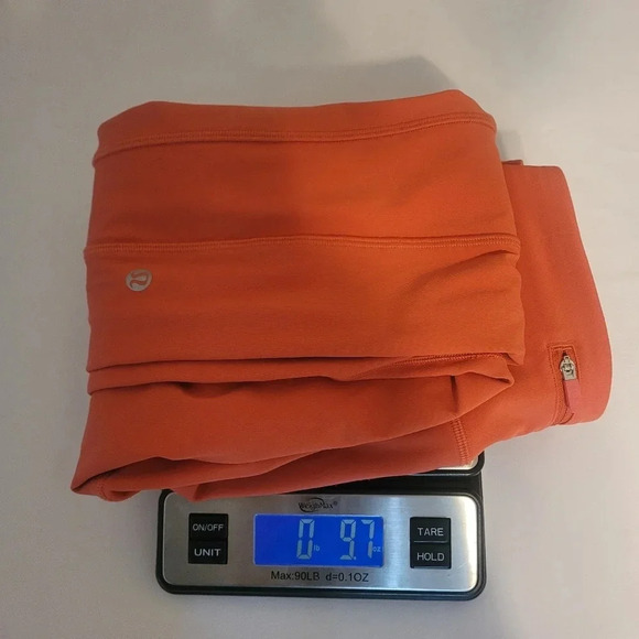 Lululemon Fast & Free 7/8 Tight II Nulux Leggings Red Orange sz 4 - Picture 9 of 12